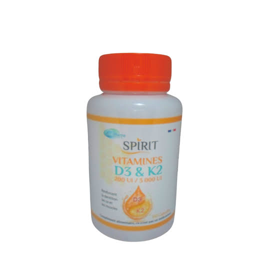 SPIRIT VITAMINE D3 & K2 60CP